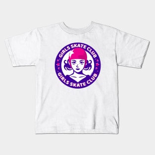 Girls Skate Club Kids T-Shirt